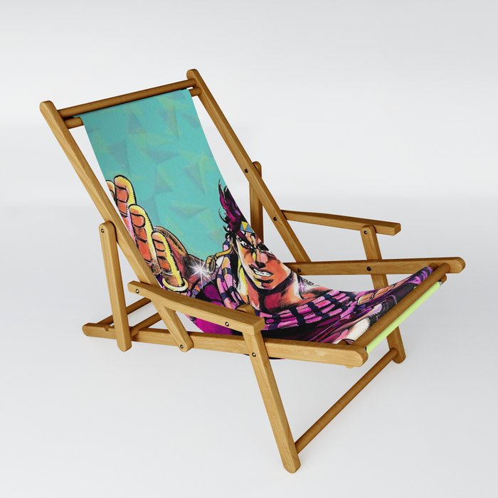 Jojo Bizarre Adventure Sling Chair by Moody Lange Society6