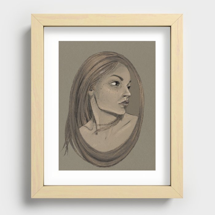 Framed Portrait Recessed Framed Print