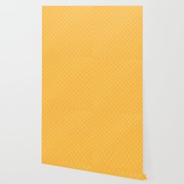 Yellow Cross Pattern Wallpaper