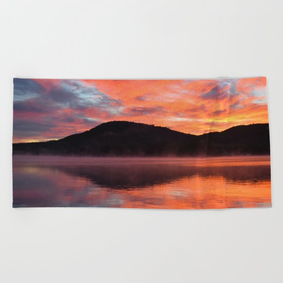 Sunrise Ripples Beach Towel