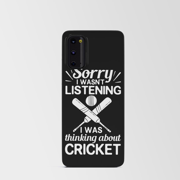 Cricket Game Player Ball Bat Coach Cricketer Android Card Case