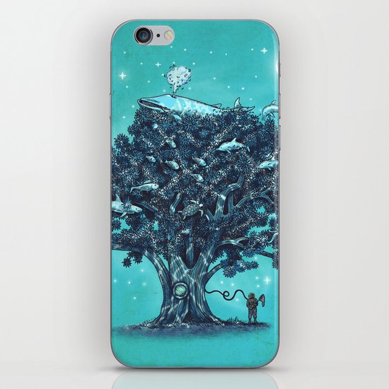 Deep Tree Diving iPhone & iPod Skin