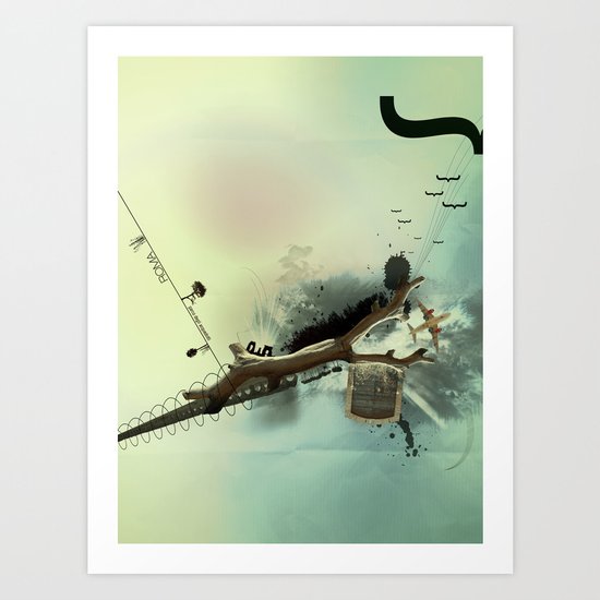 roma parco Art Print