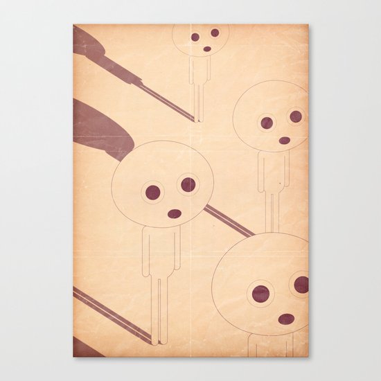 p e r p l e s s i Canvas Print