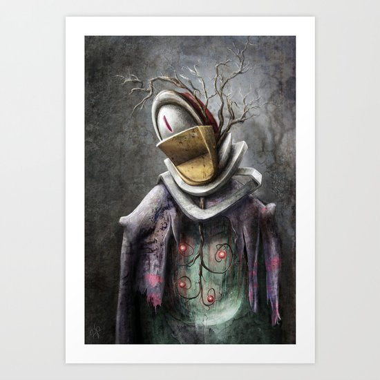 Scarf Art Print