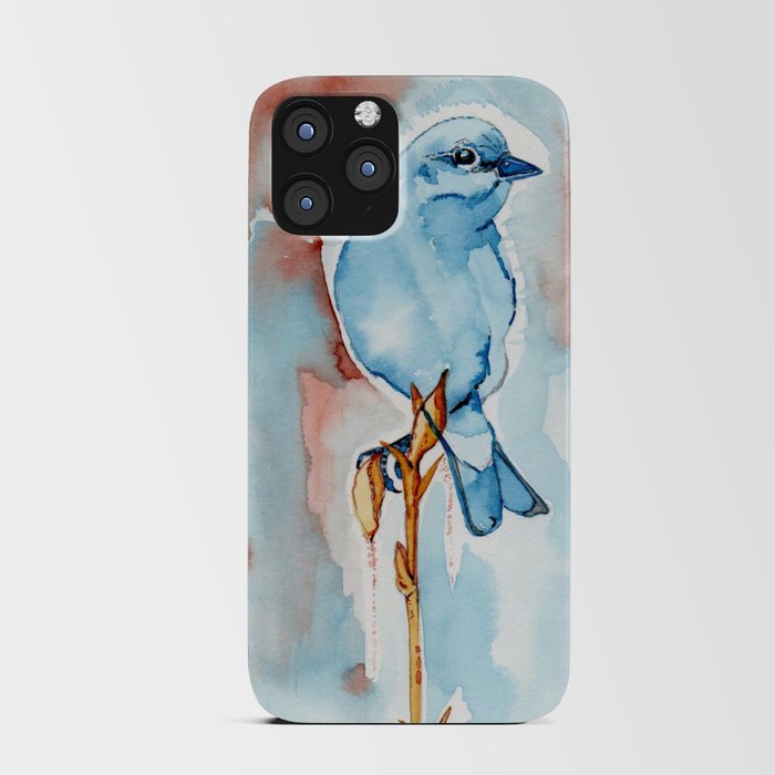 Morning Blue Bird iPhone Card Case