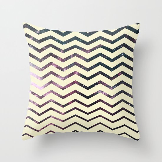 Cosmic Zag Throw Pillow