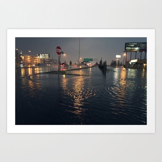Flooding Art Print