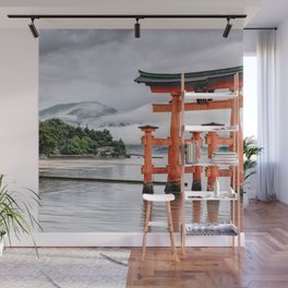 Japan Photography - The Itsukushima Shrine Wall Mural