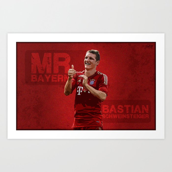 Bastian Schweinsteiger - Mr. Bayern Art Print