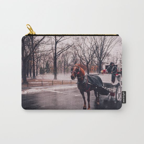 NYC Horse and Carriage Carry-All Pouch