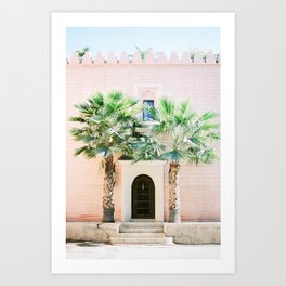 Travel photography print “Magical Marrakech” photo art made in Morocco. Pastel colored. Art Print