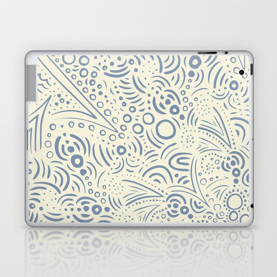 Intricate Exotic Pattern Beige Laptop & iPad Skin