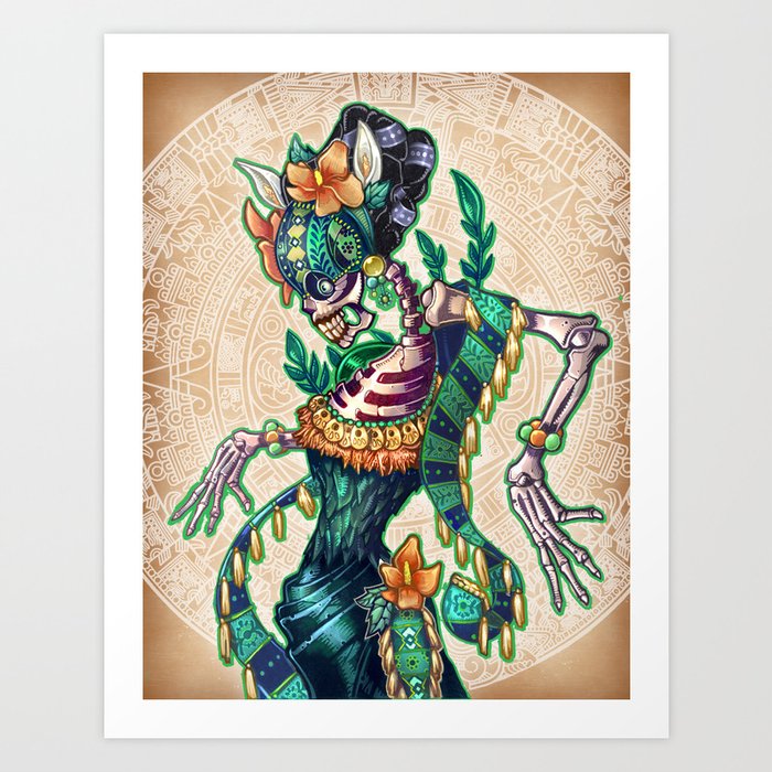 Dance Of The Dead Art Print By Timshumate Society6