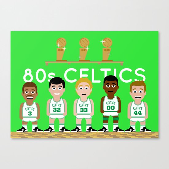 The 1980s Celtics Canvas Print