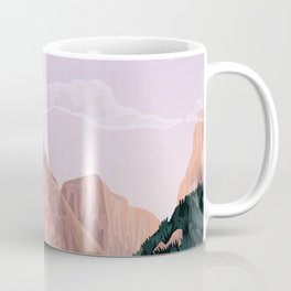 Zion National Park, Utah, USA Illustrated National Parks Coffee Mug