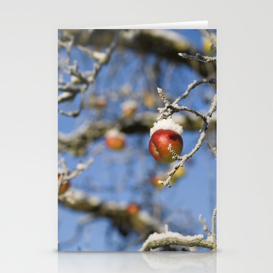 Snow Apple Stationery Cards