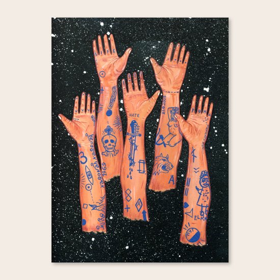 5 Arms Canvas Print