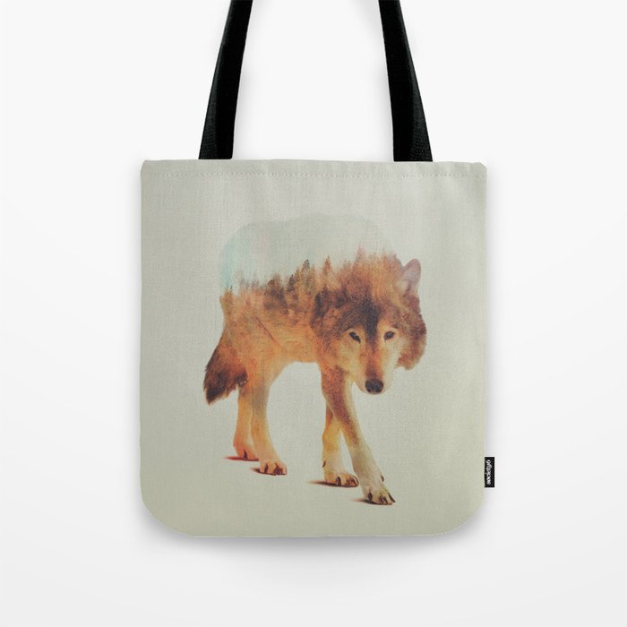 Wolf In The Woods #2 Tote Bag