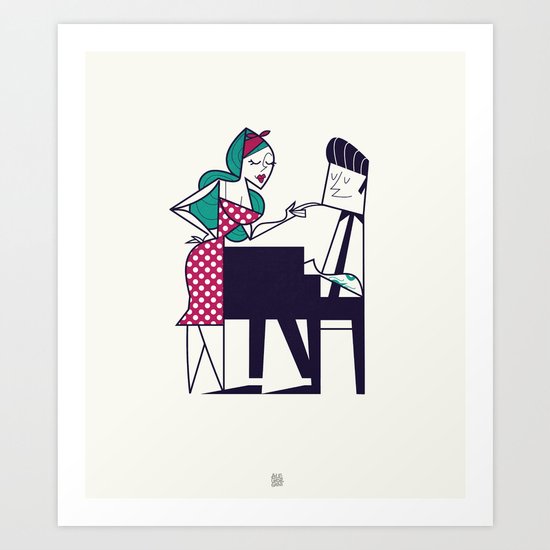 Play it again Art Print