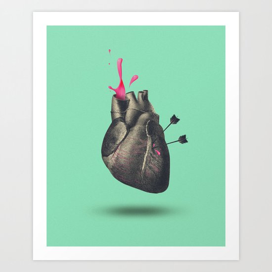 heart of sugar Art Print