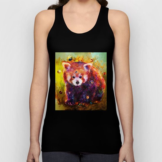 red panda Unisex Tank Top