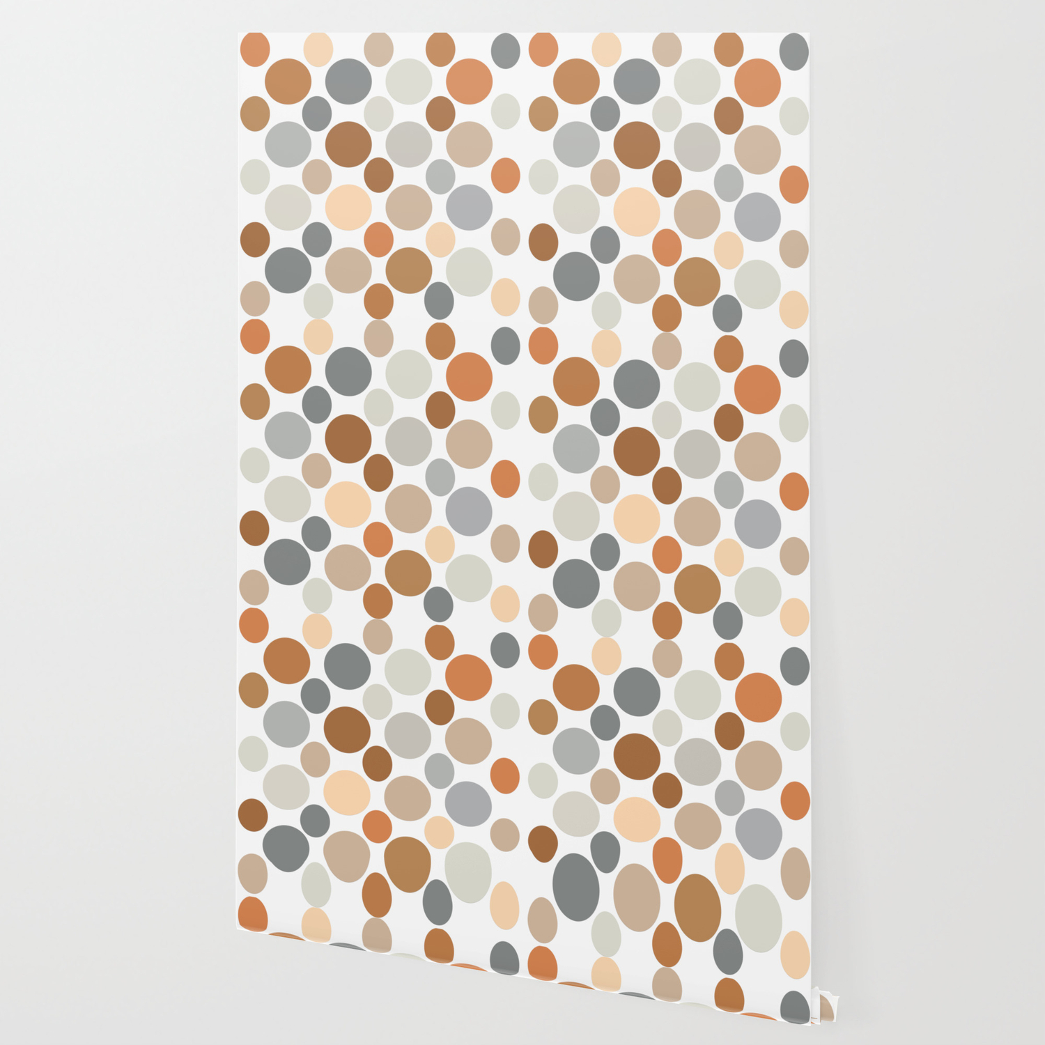 Earth Tone Circlular Abstract Wallpaper By Artaddiction45 Society6