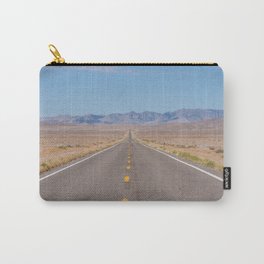 Open Road Photography, Loneliest Highway in America Photo, Nevada Road, Travel Photography Carry-All Pouch | Desertphotography, Digital, Emptyroad, Travelphotography, Countryroad, Wanderlust, Digital Manipulation, Travelnevada, Mountainsart, Color 