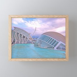 Parque das Artes e Ciencias. Valencia Framed Mini Art Print