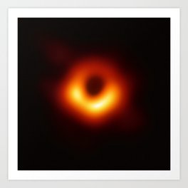 BLACK HOLE - First-Ever Image of a Black Hole Art Print