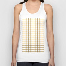 Geometric white gold glitter minimalist square pattern Unisex Tank Top