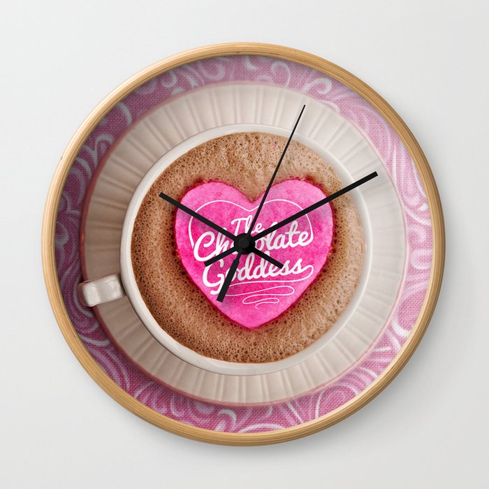 Heart Chocolate Wall Clock