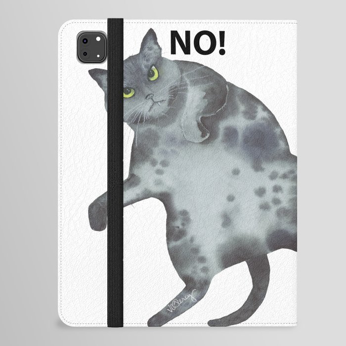 Fat Cat NO! iPad Folio Case