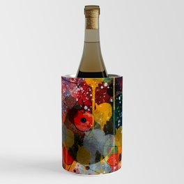 Kandinsky Action Painting Street Art Colorful Wine Chiller