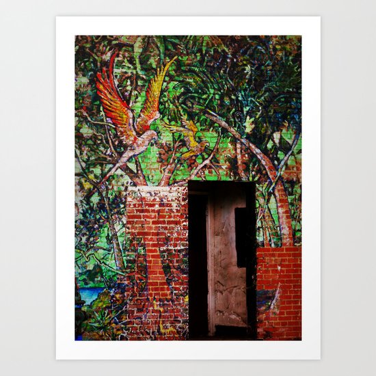 The subtle entrance Art Print
