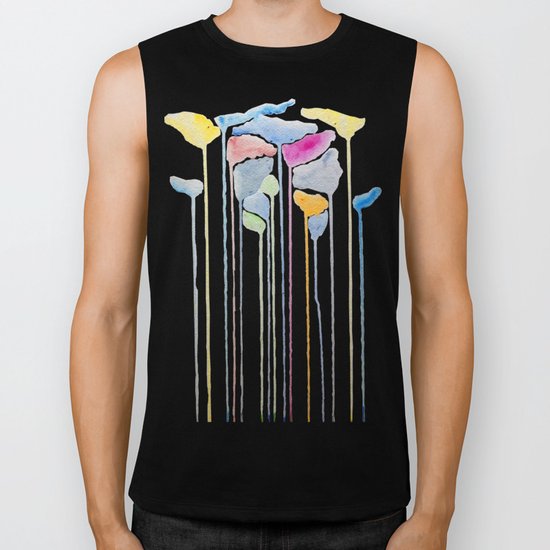 flowers Biker Tank