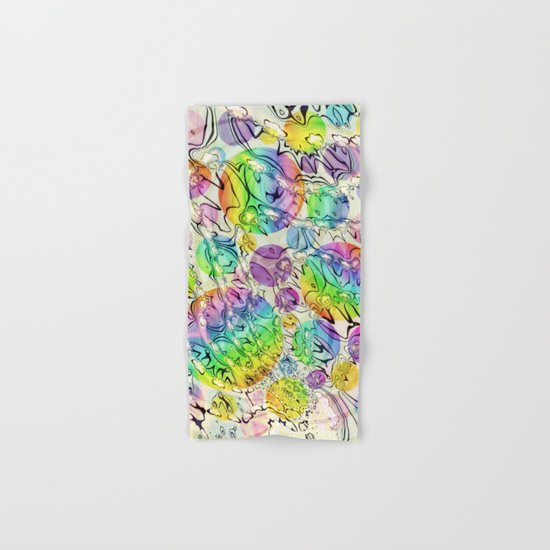 bursting bubbles are free Hand & Bath Towel