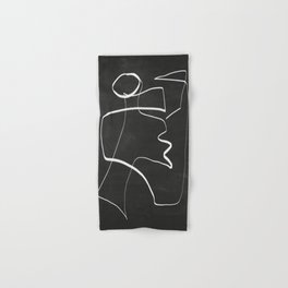 Abstract line art 6/2 Hand & Bath Towel