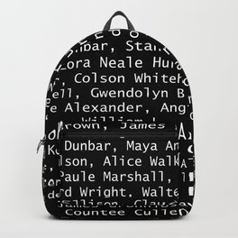 African American Literary Rebels Backpack | Writing, Blacklivesmatter, Black, Afro, Writers, Authors, Literature, Blm, Writer, African American 