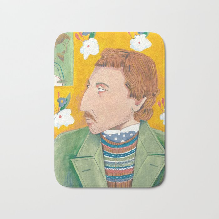 Paul Gauguin portrait | Caroline Bonne Muller Bath Mat