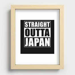 Straight Outta Japan Recessed Framed Print