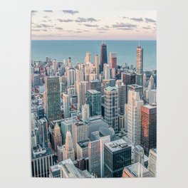 CHICAGO CITY SKYLINE Poster