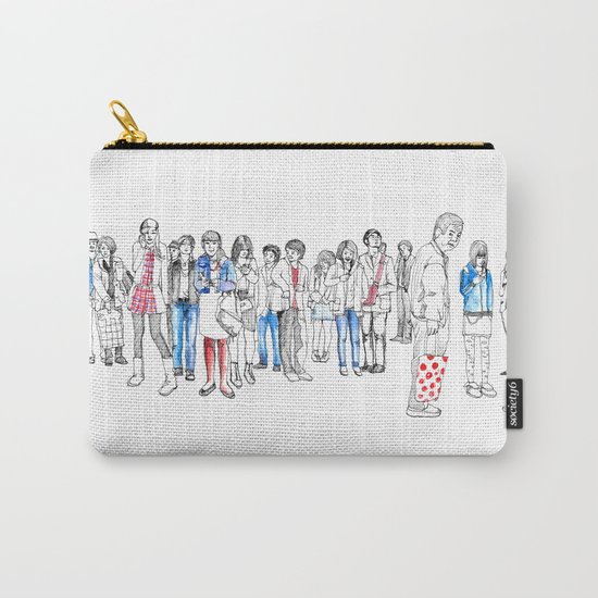 In Moments of Waiting Carry-All Pouch