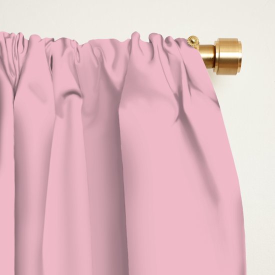 Zigzag Chevron Pattern Pink Black White Blackout Curtain By