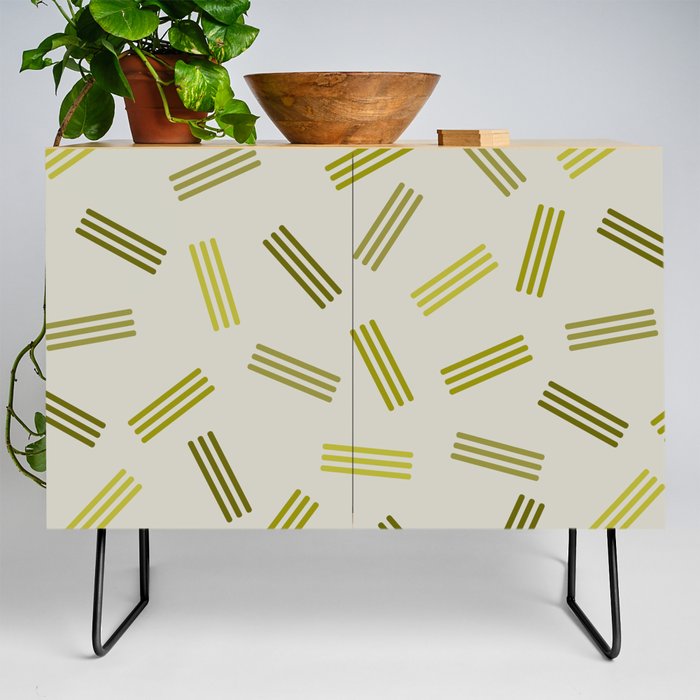 Lovely Lined pattern Credenza