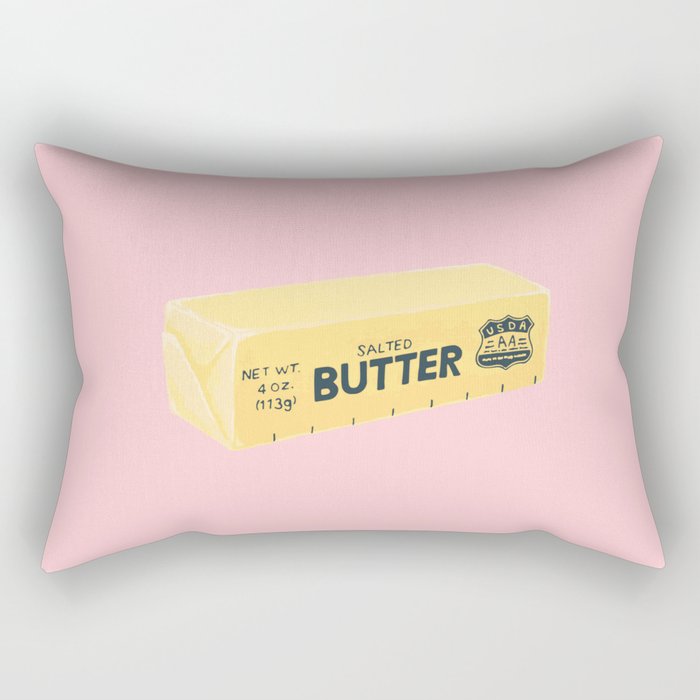 The Butter The Better Rectangular Pillow