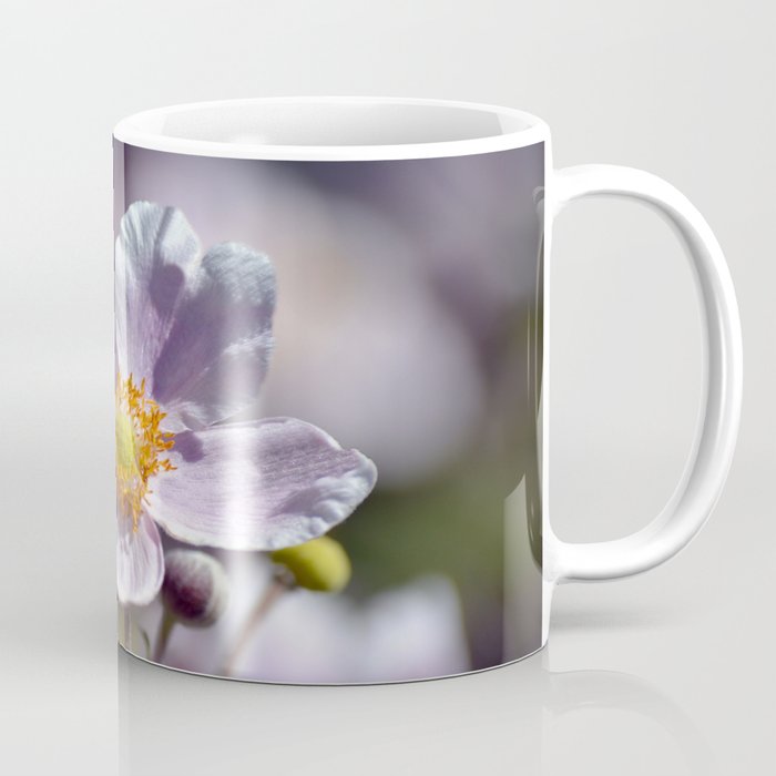 Pretty in White and Purple Coffee Mug