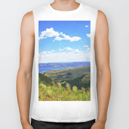 Bear Lake Blue Biker Tank