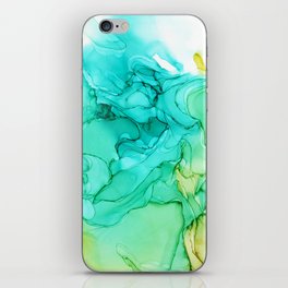 Abstract alcohol ink art iPhone Skin