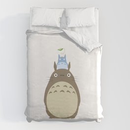 Totoro Bettbezug | Movies & TV, Illustration, Graphic Design, Vector 